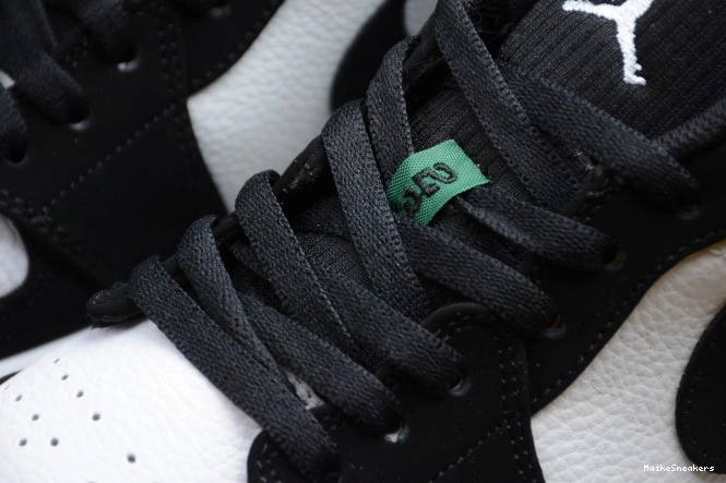 MaikeSneakers Air 553558-113 Black 1 Low White Green Mystic Jordan 0716